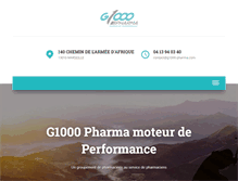 Tablet Screenshot of g1000-pharma.com